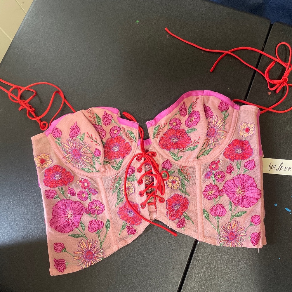 For Love & Lemons Kaylee Crop Top